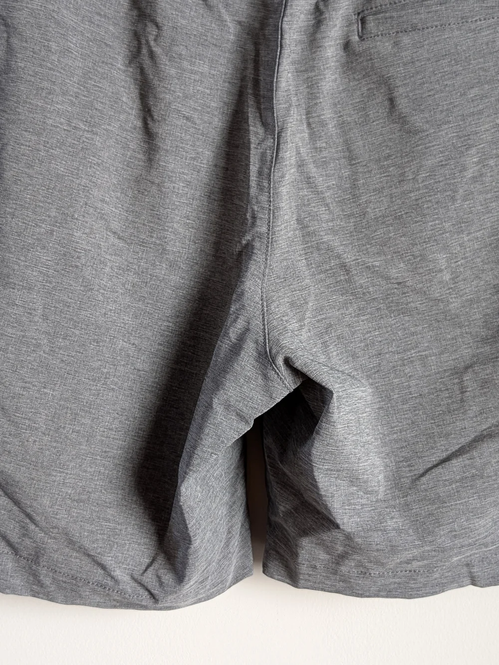 J Crew Shorts Mens Medium Flex Tech Dock Moisture Wicking Gray Elastic Waist